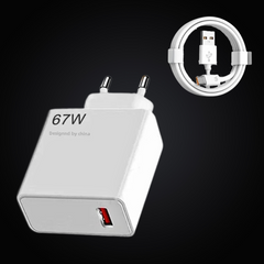 67W Fast Charger for Xiaomi 14 13 Redmi Note 13 Pro