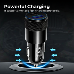 68W Fast Car Charger for iPhone, Samsung, Xiaomi