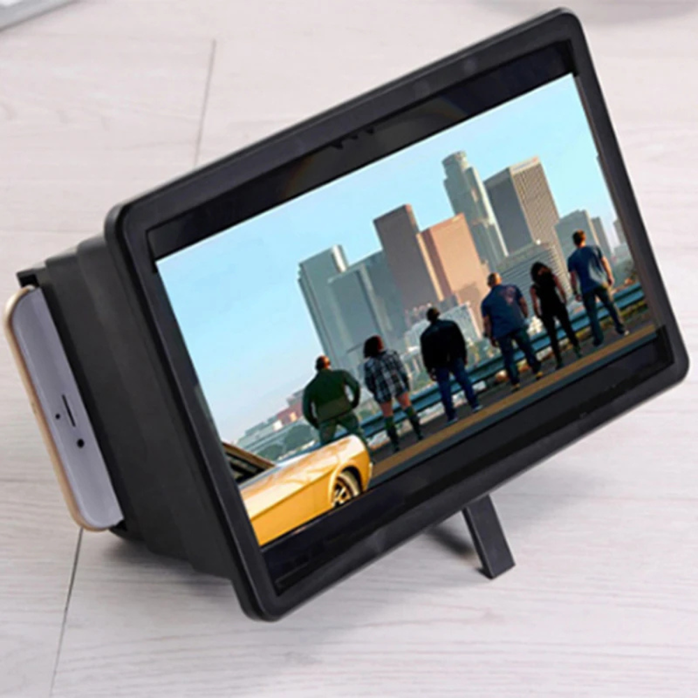 Portable 3D Smartphone Screen Magnifier 8.2in  — Universal