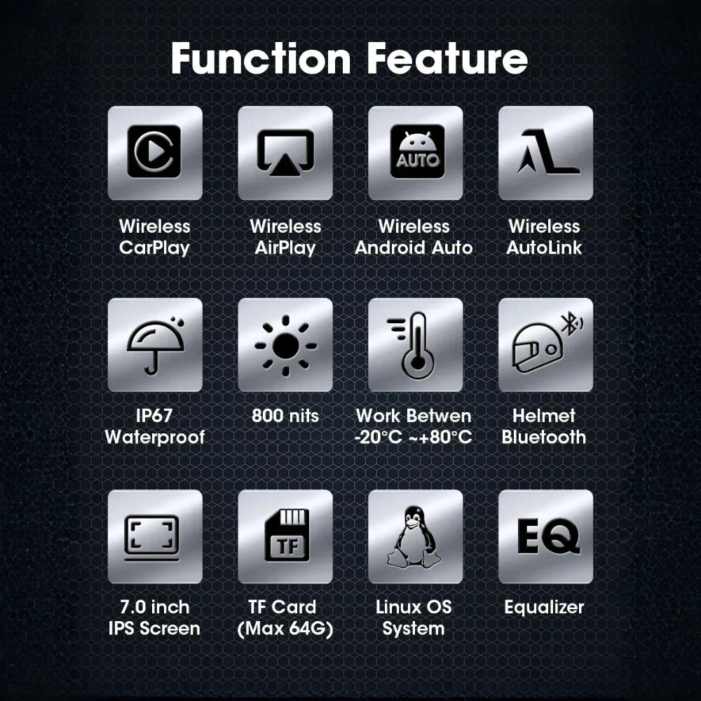 7__Wireless_CarPlay_Motorcycle_2K_Dash_Cam_Navigation_System_-_Features