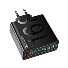 150W 8-Port USB Fast Charger with QC 3.0 & PD