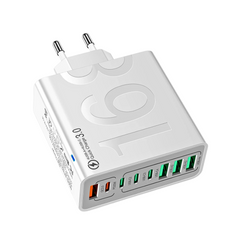 150W 8-Port USB Fast Charger with QC 3.0 & PD