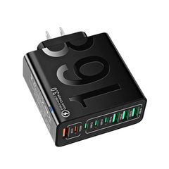 150W 8-Port USB Fast Charger with QC 3.0 & PD