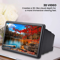 Portable 3D Smartphone Screen Magnifier 8.2in  — Universal