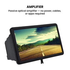 Portable 3D Smartphone Screen Magnifier 8.2in  — Universal
