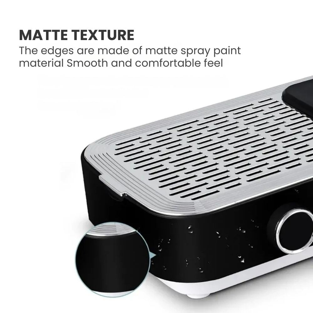 80W Professional Rechargeable Nail Dust Vacuum Cleaner with Removable Filter - matte finish