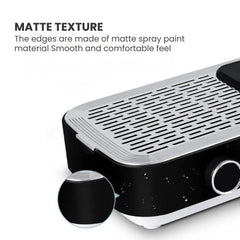 80W Professional Rechargeable Nail Dust Vacuum Cleaner with Removable Filter - matte finish