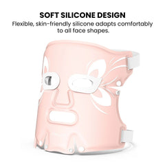 ANLAN 5-Color LED Therapy Silicone Facial Mask - soft silicone