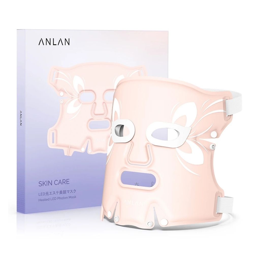 ANLAN 5-Color LED Therapy Silicone Facial Mask