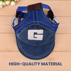 Dog Baseball Cap – Adjustable Sun Hat for Pets