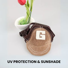 Dog Baseball Cap – Adjustable Sun Hat for Pets