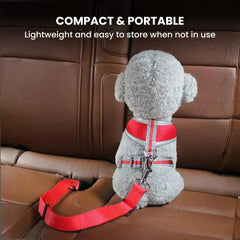 Adjustable Dog Car Seat Belt Tether