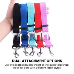 Adjustable Dog Car Seat Belt Tether