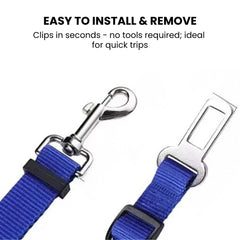 Adjustable Dog Car Seat Belt Tether