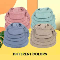 Adjustable Dog Sun Hat with Visor – Cute Corduroy Cap