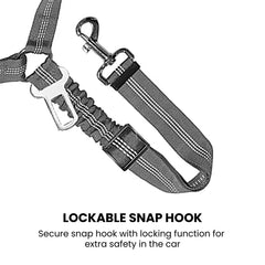 Adjustable Elastic Dog Seat Belt Leash