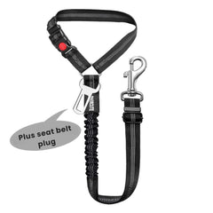 Adjustable Elastic Dog Seat Belt Leash