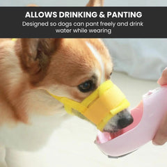 Adjustable Mesh Dog Muzzle for Safe Training & Walking