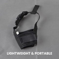 Adjustable Nylon Dog Muzzle — Breathable Anti-Bite Mask