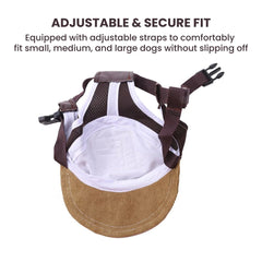 Adjustable Pet Baseball Cap — Breathable Dog & Cat Hat