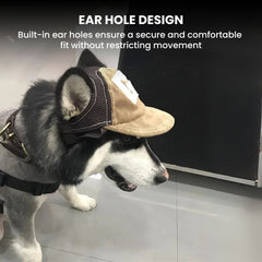 Adjustable Pet Baseball Cap — Breathable Dog & Cat Hat