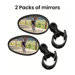 Adjustable Bike Mirror – Wide-Angle Handlebar Rear View