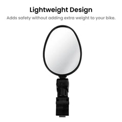 Adjustable Bike Mirror – Wide-Angle Handlebar Rear View