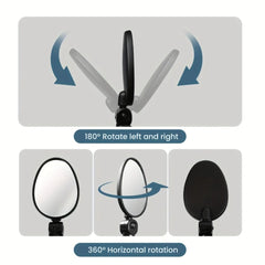 Adjustable Bike Mirror – Wide-Angle Handlebar Rear View
