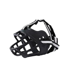 Adjustable Breathable Basket Dog Muzzle – Nylon Strap