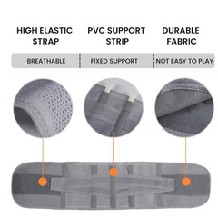 Adjustable Lumbar Support Belt for Back Pain Relief