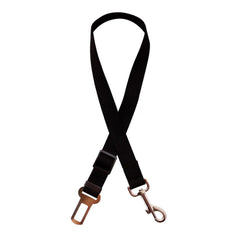 Adjustable Dog Seat Belt Tether — Car Safety Lead