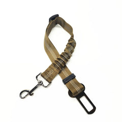 Adjustable Dog Seat Belt Tether — Car Safety Lead
