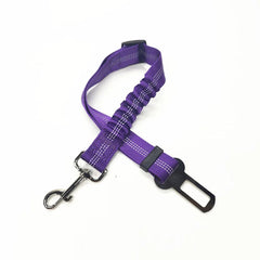 Adjustable Dog Seat Belt Tether — Car Safety Lead