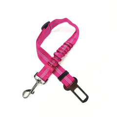 Adjustable Dog Seat Belt Tether — Car Safety Lead