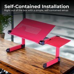 Aluminum Adjustable Laptop Stand for Bed Sofa PC