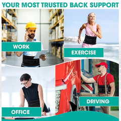 Adjustable Lumbar Back Brace for Pain Relief & Support