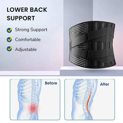 Adjustable Lumbar & Spine Support Belt for Back Pain