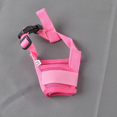 Adjustable Nylon Dog Muzzle — Breathable Anti-Bite Mask
