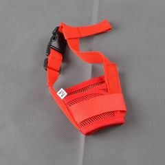Adjustable Nylon Dog Muzzle — Breathable Anti-Bite Mask