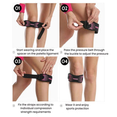 Adjustable Patella Knee Strap Brace for Pain Relief