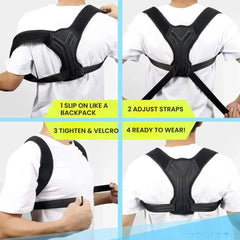Adjustable Posture Corrector Brace for Back Support