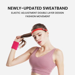 Adjustable Silicone Sports Sweatband
