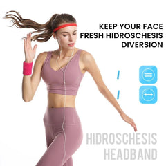Adjustable Silicone Sports Sweatband