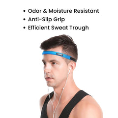 Adjustable Silicone Sports Sweatband
