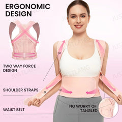 Adjustable Spine Alignment Back Support Brace