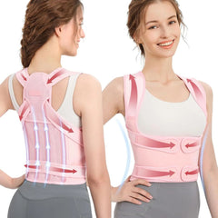 Adjustable Spine Alignment Back Support Brace