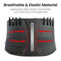 Adjustable Weightlifting Back Support Belt