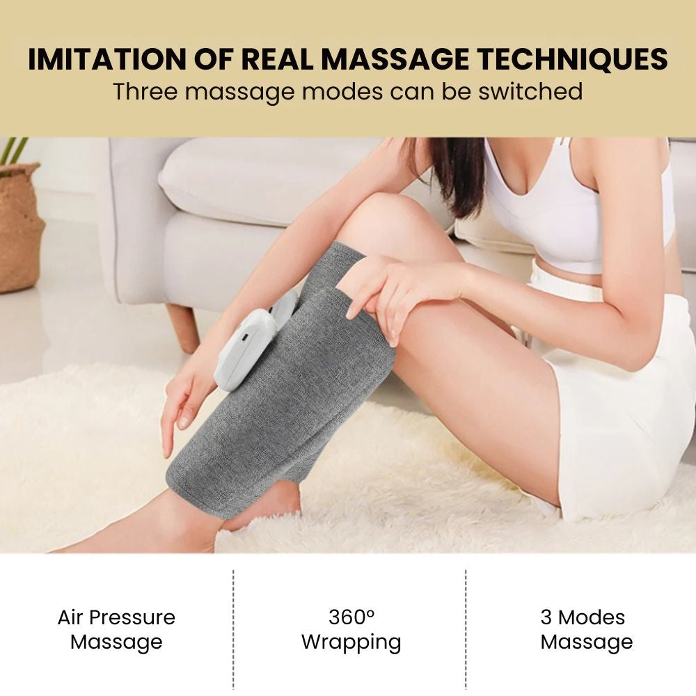 Air Compression Leg Massager for Circulation & Recovery - real massage technology