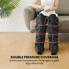 Air Wave Compression Leg Massager with Digital Control - full leg coverage