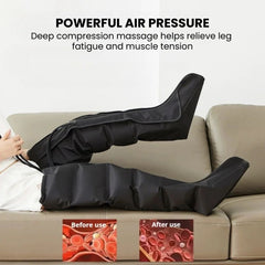 Air Wave Compression Leg Massager with Digital Control - air pressure